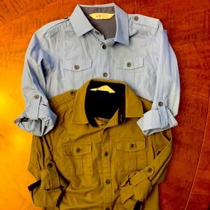 A set of Two H&M button Downs